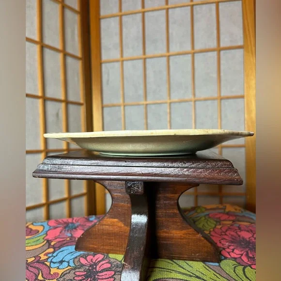 Antique Wedgwood Majolica signed strawberry grapes plate 8.25" - Picture 6 of 6